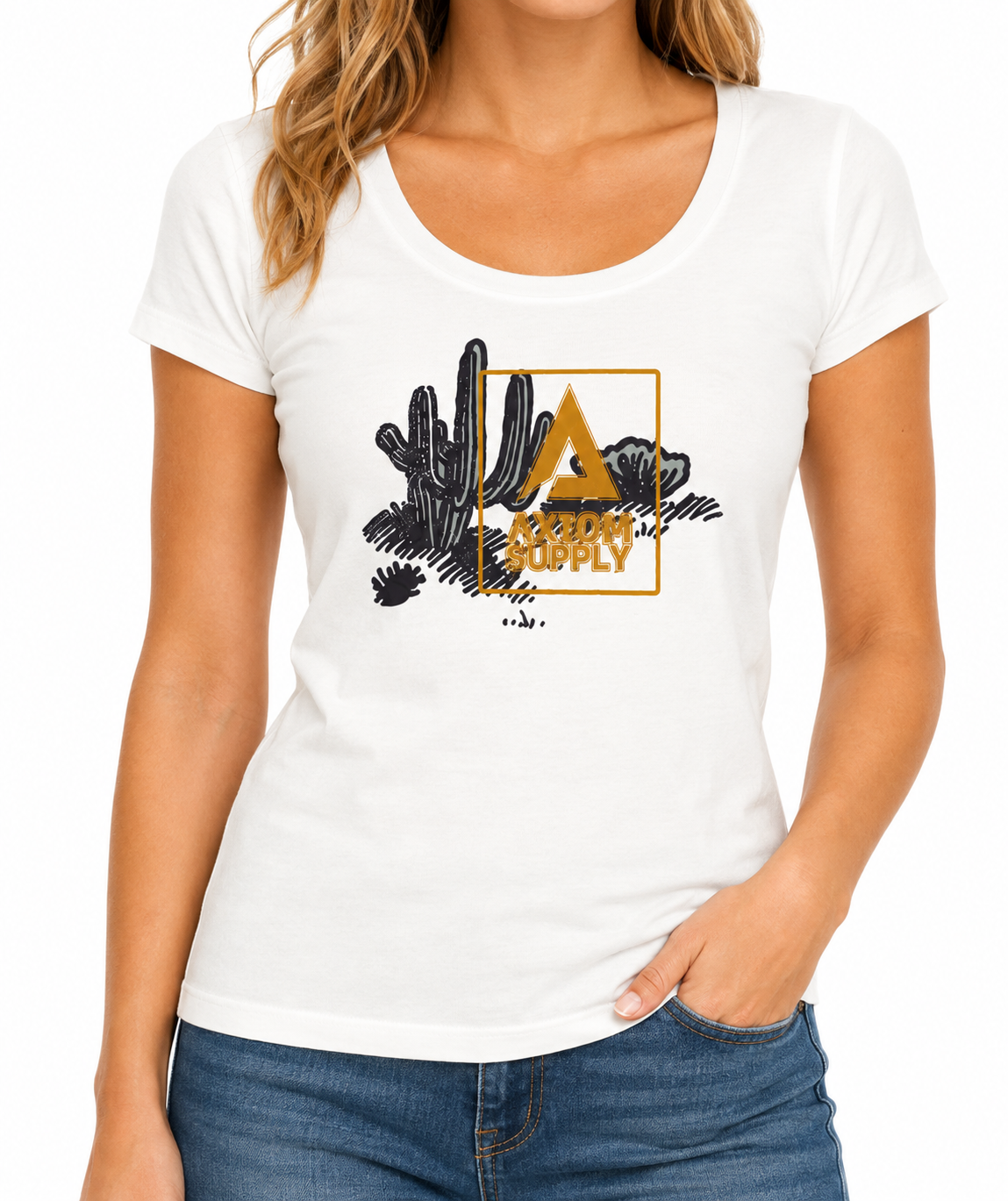 Axiom Supply Women's Desert Logo Tee